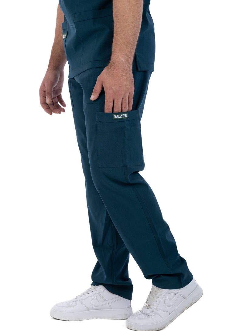 sezer Caesar Scrub for Men - Strength and comfort in a cotton gingham design that fits you all day long - Image 2