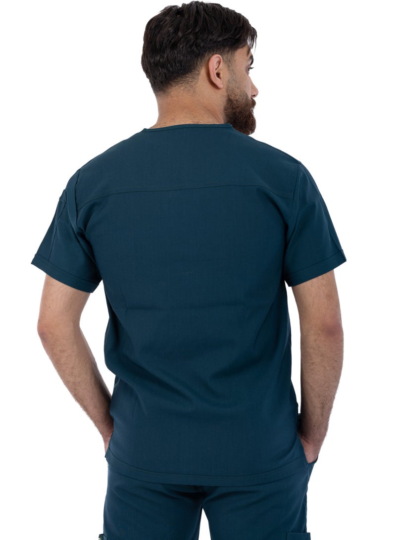 sezer Caesar Scrub for Men - Strength and comfort in a cotton gingham design that fits you all day long - Image 5