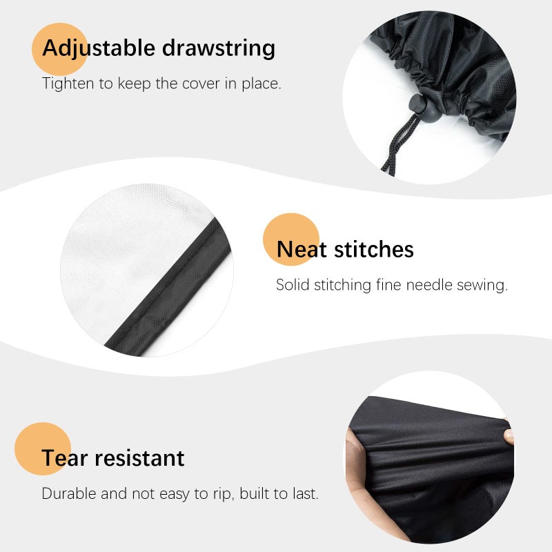 Tonhui Exercise Bike Cover, Upright Indoor Cycling Protective Cover Dustproof Waterproof Cover Ideal for Indoor Or Outdoor Use - Image 3