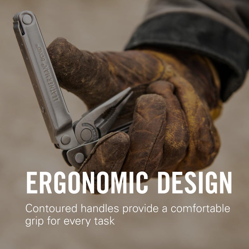 LEATHERMAN, Bond Multitool, Stainless Steel EDC Tool with 420HC Blade, Built in the USA - Image 5