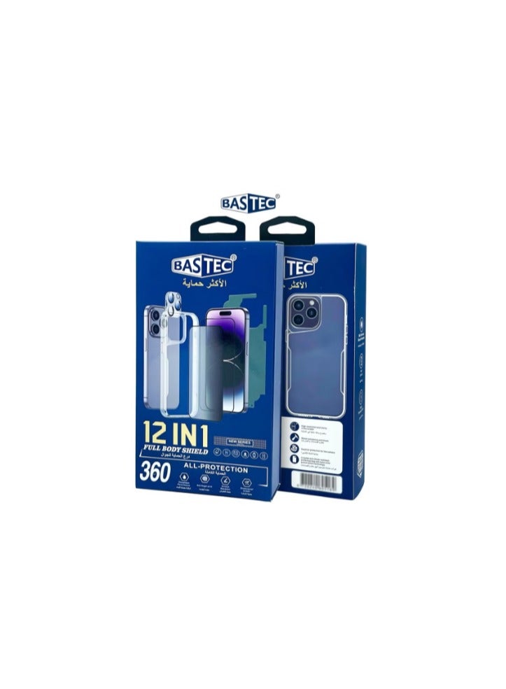 Integrated Protection Package 12 in 1 for iPhone 15 Pro Max from Bastec