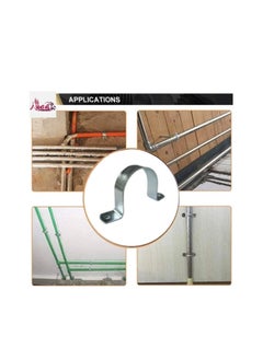 ABBASALI Clamps Fastener Hanger Pipe Clamps Clip with Screw  - Image 3