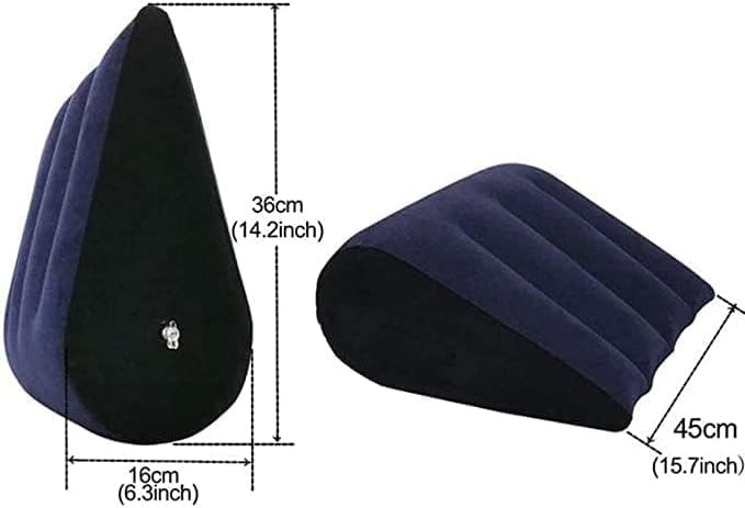 Chemical free Inflatable Pillow, Portable Cushion, Body Pillow Lightweight for Sleeping, Leg Elevation, Use in Bed, Sofa, Chair,Travel, Camping, Fast Inflating Deflation Trendy economical quality - Image 2