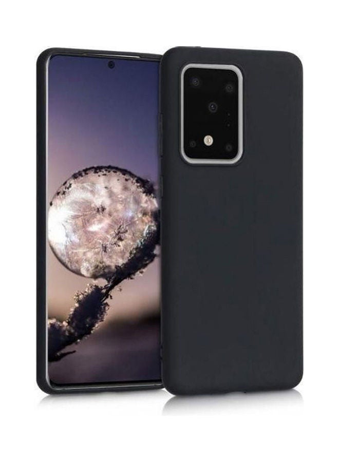 Soft Silicone Cover For Samsung Galaxy S20 Plus, Black - Image 1