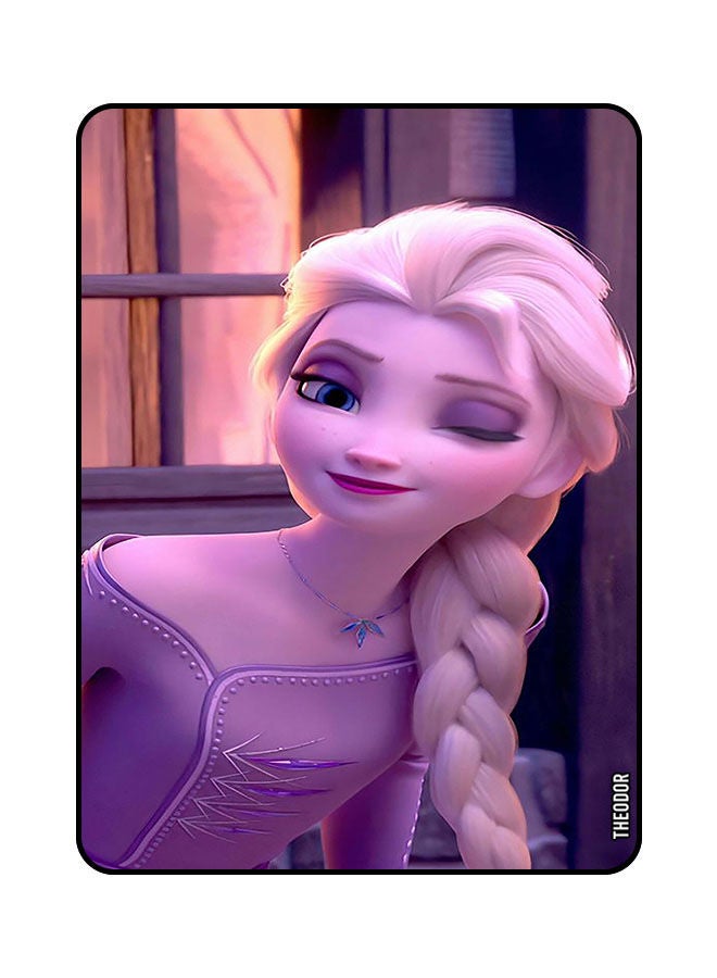Theodor Protective Flip Case Cover For Samsung Galaxy A7 2020 10.4 Inches with Auto Wake/Sleep Elsa Wink - Image 1