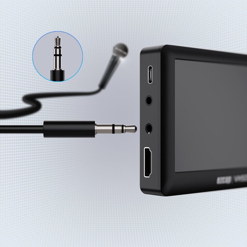 إزكاب صندوق التقاط الفيديو والصوت بمدخل 3RCA AV - محول تمثيلي إلى رقمي يعمل بالتوصيل والتشغيل لأجهزة VHS وVCR وكاميرات الفيديو ومشغلات DVD - Image 3