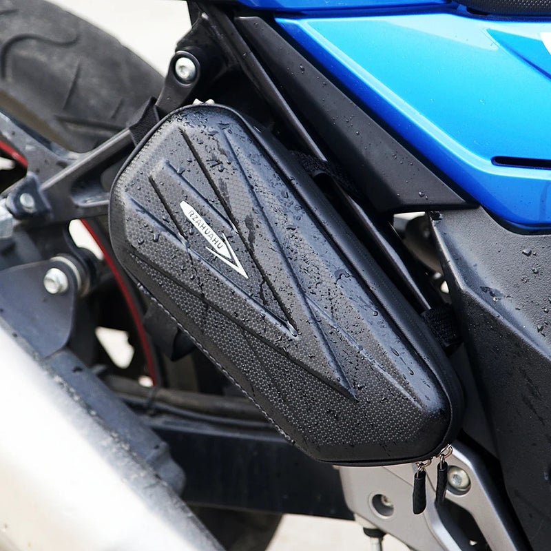 kafeidi RZAHUAHU Motorcycle Bag CM300 Waterproof Large Capacity CM500 Engine Bag Guard Pole Bag Bicycle Bag Motorcycle Accessories - Right - Image 5