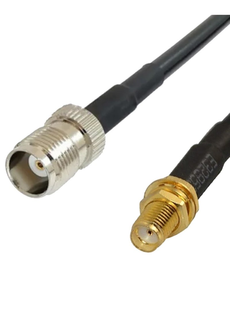 Ohm OHM TNC Female to SMA Female Antenna Cable RG58  - Image 1