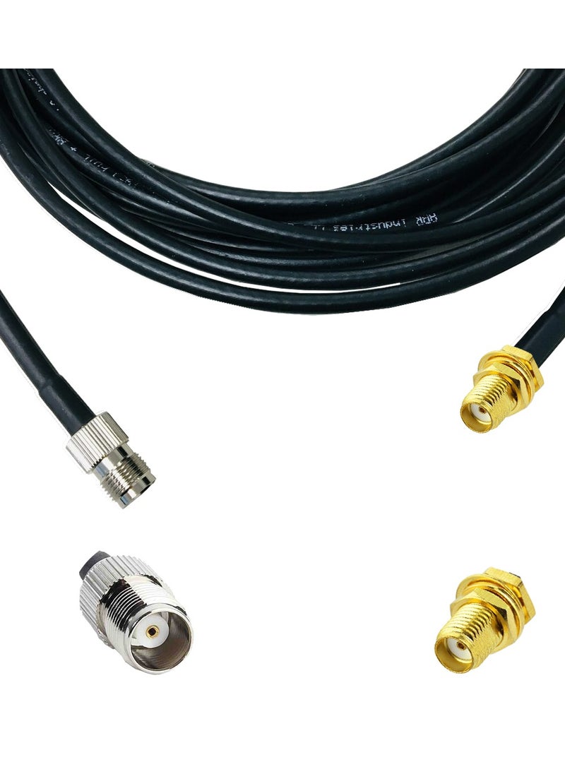 Ohm OHM TNC Female to SMA Female Antenna Cable RG58  - Image 2
