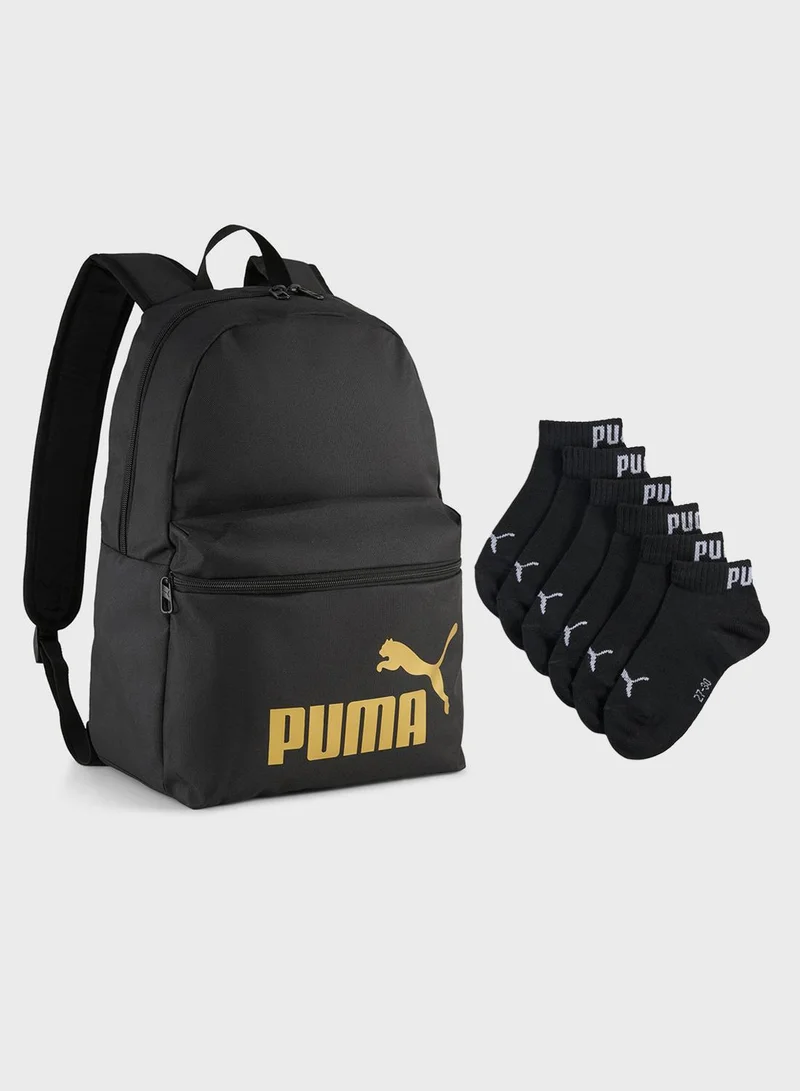 PUMA phase backpack with socks