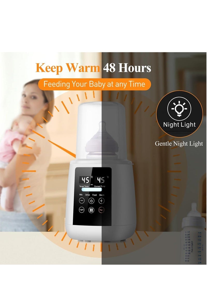 DMG TECH Baby bottle warmer 48 Hours Breast Milk Warmer Thermostat with Night Light Defrost Function and Baby Food Warmer  - Image 4
