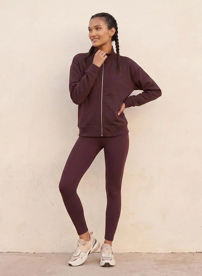 Kappa BROWN Kappa Striped Jacket for Women | Best Price UAE
