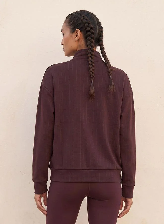 Kappa BROWN Kappa Striped Jacket for Women | Best Price UAE
