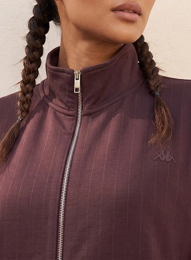 Kappa BROWN Kappa Striped Jacket for Women | Best Price UAE