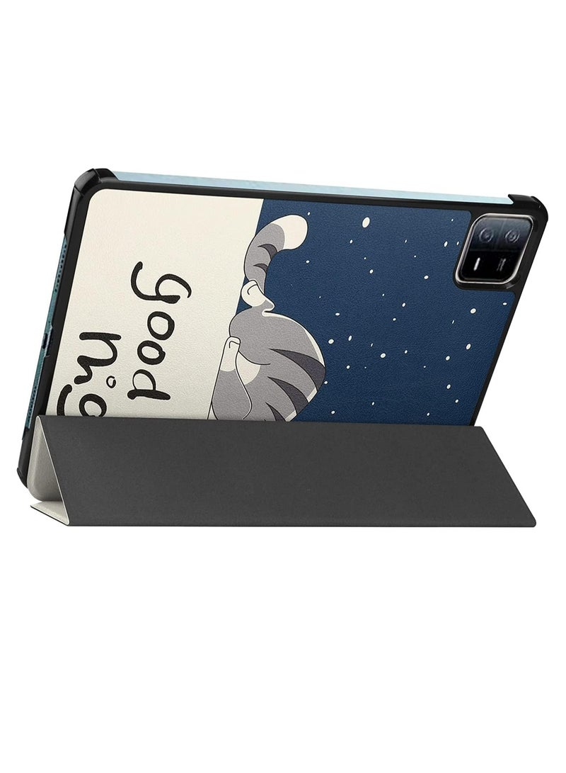 Case for Xiaomi Pad 6/6 Pro 11 inch Released 2023, Tri fold Slim Lightweight Hard Shell Smart Protective Cover with Multi-Angle Stand for Xiaomi Pad 6/6 Pro 11 inch - Image 3