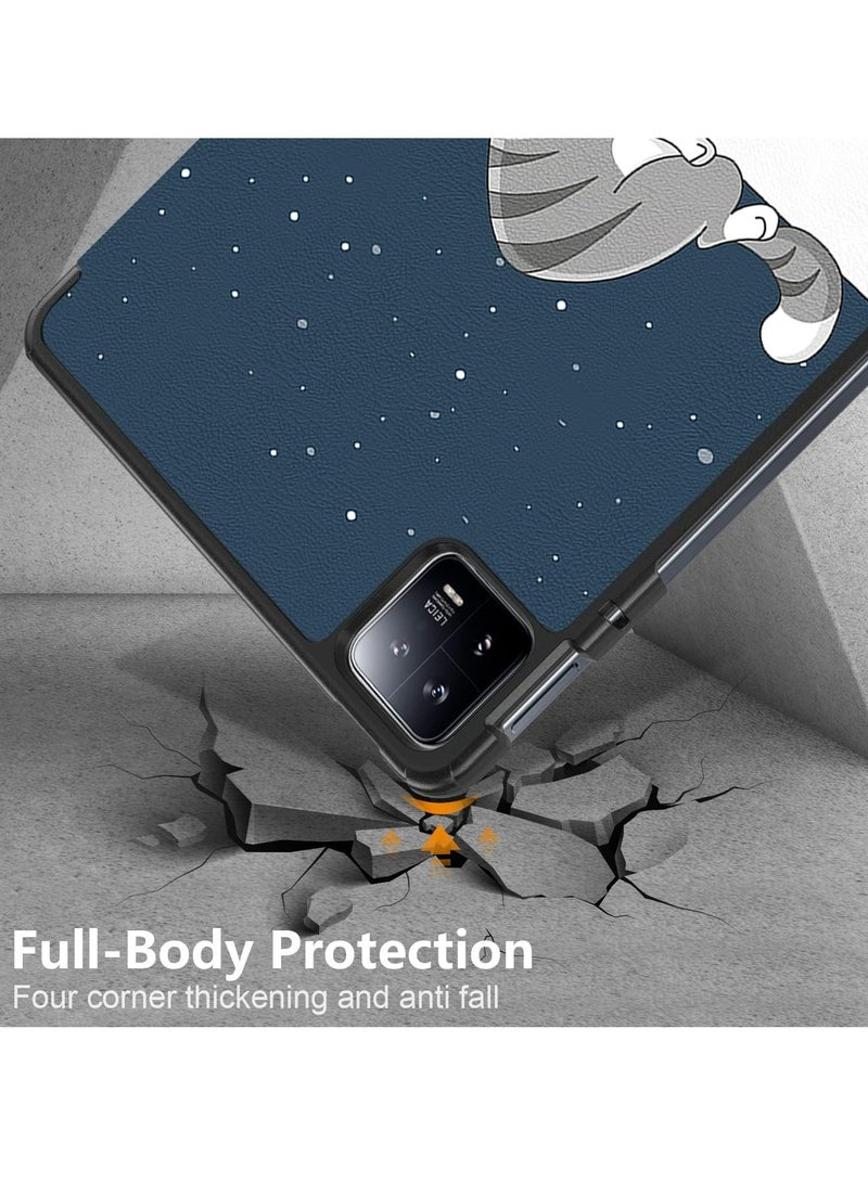 Case for Xiaomi Pad 6/6 Pro 11 inch Released 2023, Tri fold Slim Lightweight Hard Shell Smart Protective Cover with Multi-Angle Stand for Xiaomi Pad 6/6 Pro 11 inch - Image 4