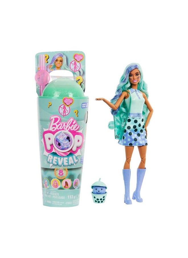 Barbie Barbie POP Reveal Bubble Tea Series Doll & Accessories (Green Milk)  - Image 4