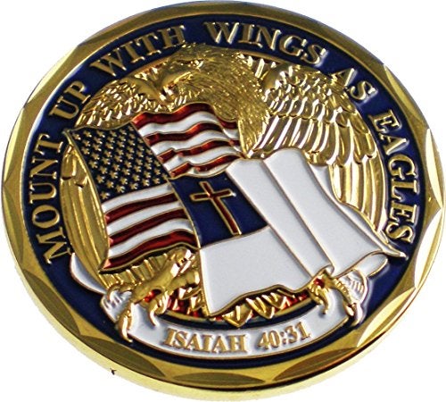 Eagle Crest NEW "Mount Up With Wings As Eagles" Challenge Coin - Image 3