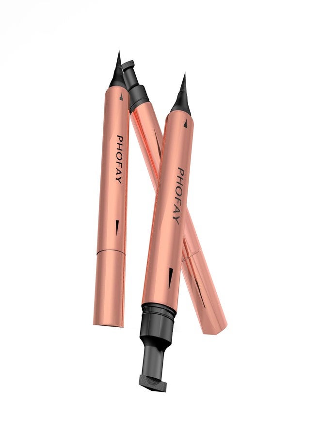 PHOFAY Double Head Seal Liquid Eyeliner 3ml / 0.10 fl oz - Smudge-Proof, Long-Lasting with Film-Forming Technology, Smooth Glide, Vegan & Hydrating - Image 1