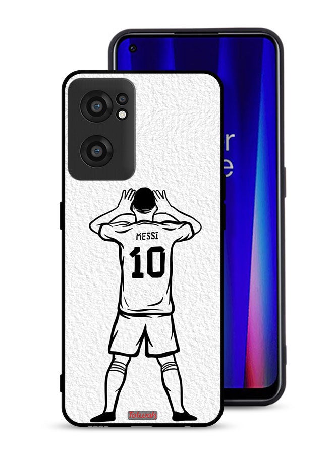 Tolwak OnePlus Nord CE 2 5G Protective Case Cover Messi Sketch - Image 1