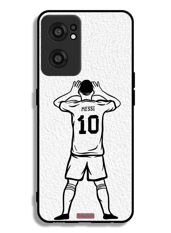 Tolwak OnePlus Nord CE 2 5G Protective Case Cover Messi Sketch - Image 2