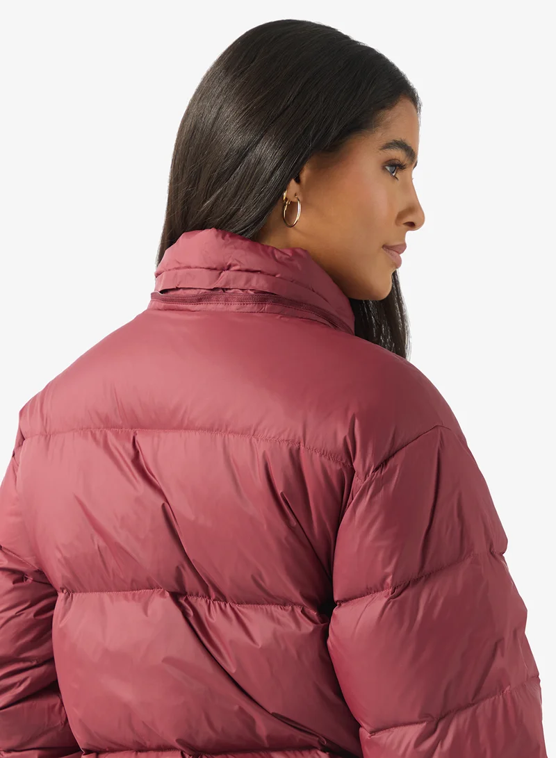Calvin Klein Jeans  Logo Puffer Jacket With Hoodie for Women | Best Price UAE