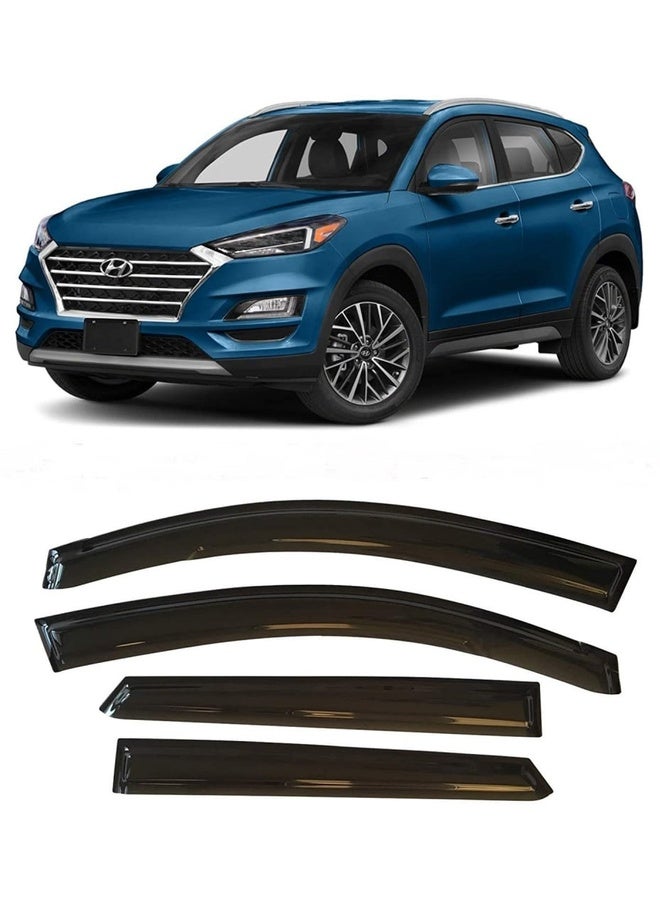 Generic Window protectors and rain guards for Hyundai Tucson 2016 2017 2018 2019 2020 Chinese  - Image 1