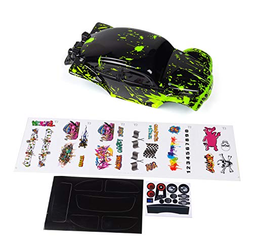 SummitLink Custom Body Muddy Green Over Black Compatible for 110 Scale RC Car or Truck Truck not Included STBBG01 - Image 1