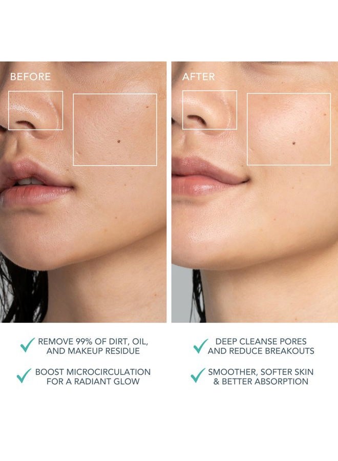 FOREO فرشاة تنظيف الوجه والمُدلك LUNA 4 ميني - عناية فاخرة بالبشرة - تعزز الامتصاص - أدوات بسيطة للعناية بالبشرة - لجميع أنواع البشرة - أرتيك بلو - Image 5