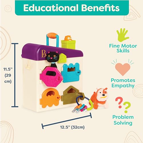 B. toys – Toy Vet Set For Toddlers, Kids – Pet Care – Pretend Play Set – Tools, Plush Toys – 2+ Years - Image 3