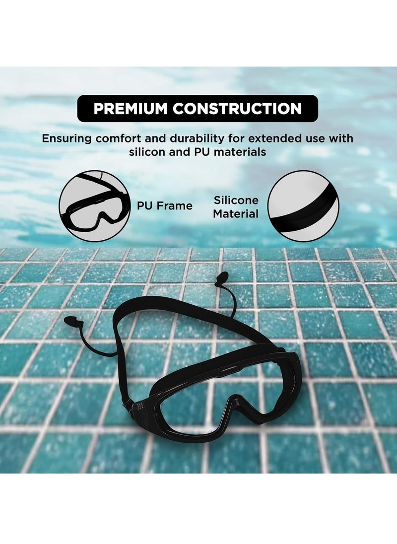 ENDLESS  Premium Swimming Goggle with Anti-Fog and UV Protection | Stylish Big Frame for more Visibility | Soft Silicone Gasket for Leak Proof | With Hard Case  - Image 3