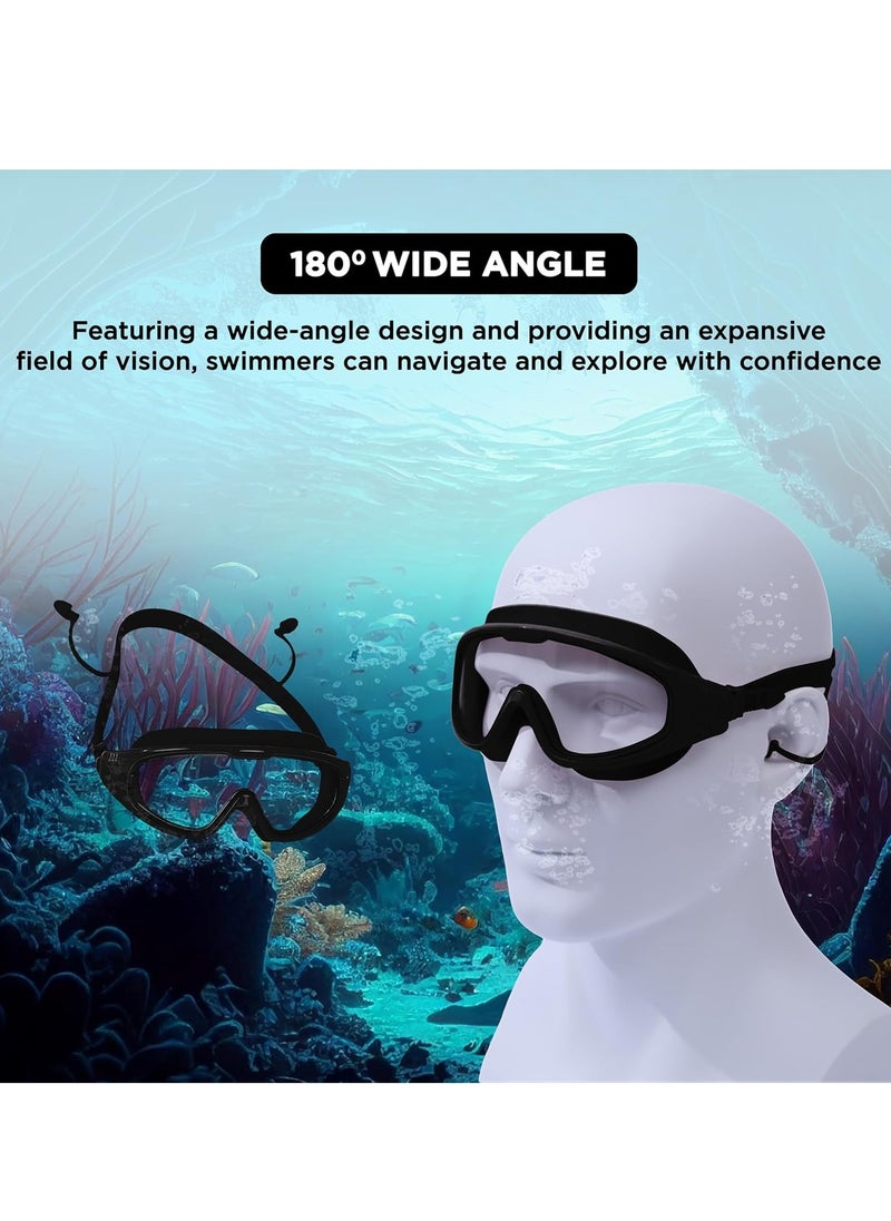 ENDLESS  Premium Swimming Goggle with Anti-Fog and UV Protection | Stylish Big Frame for more Visibility | Soft Silicone Gasket for Leak Proof | With Hard Case  - Image 5