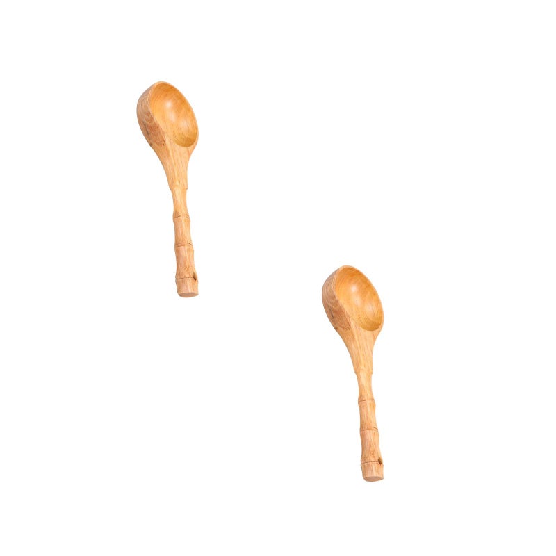2pcs Simulated Section Handle High Heat Resistanct Cooking Porridge Handmade Utensil for Kitchen Restaurant - Image 1
