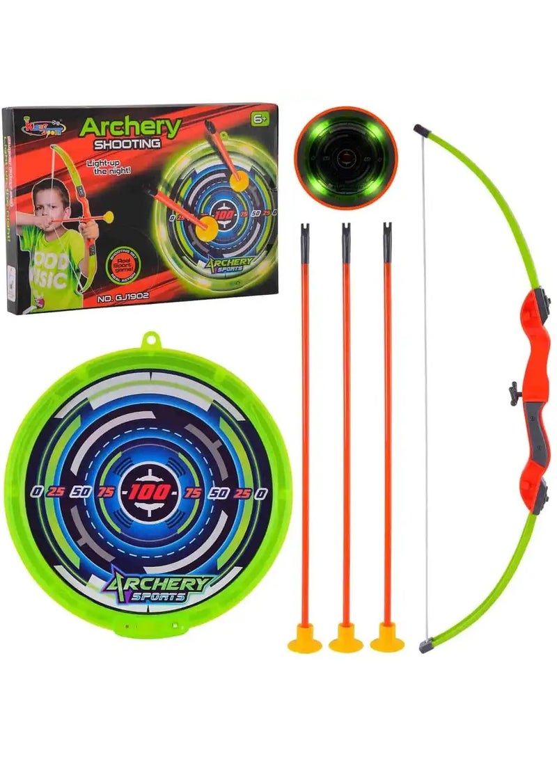 KINGSPORT Archery Shooting Light Up the Night Set with Target - Image 1
