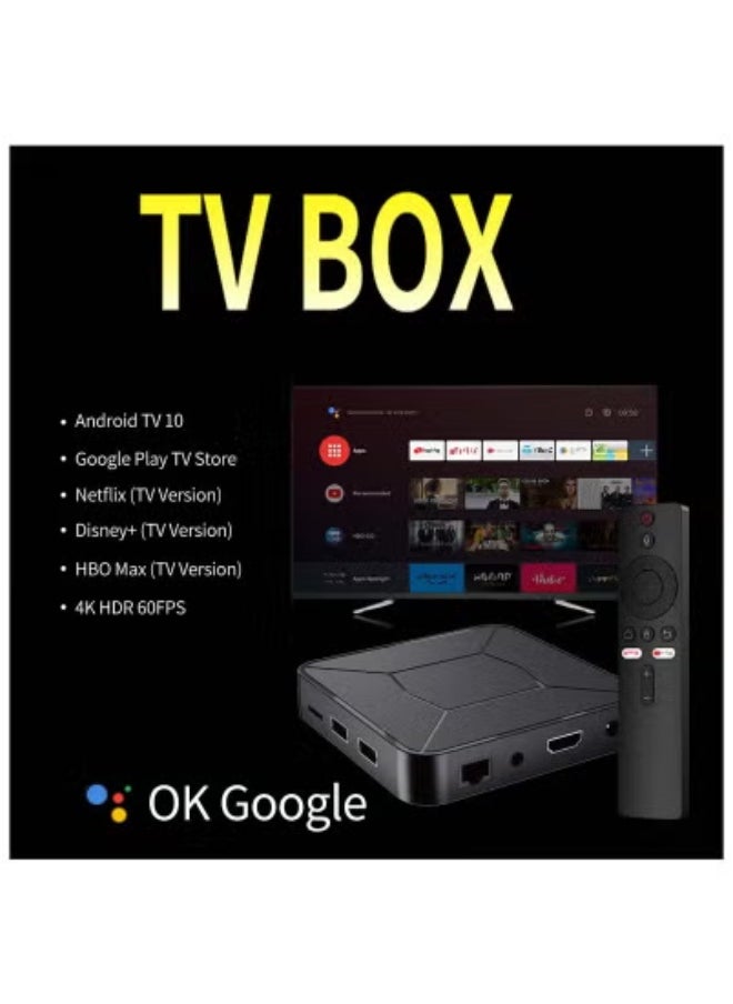JAJEEK OTT 4K Android TV Box – Google TV Edition | Ultra HD Smart Media Streaming Player with Voice Remote | Chromecast Built-in, Google Assistant Support | Android TV OS | Dolby Audio | 4K HDR for Netflix, YouTube, Prime Video, Disney+ & More Entertainment Apps  - Image 3