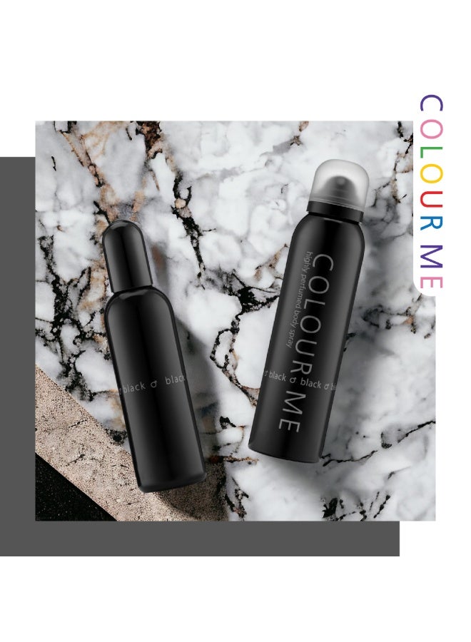 COLOUR ME HOMME BLACK MEN BODY SPRAY 150ML - Image 4