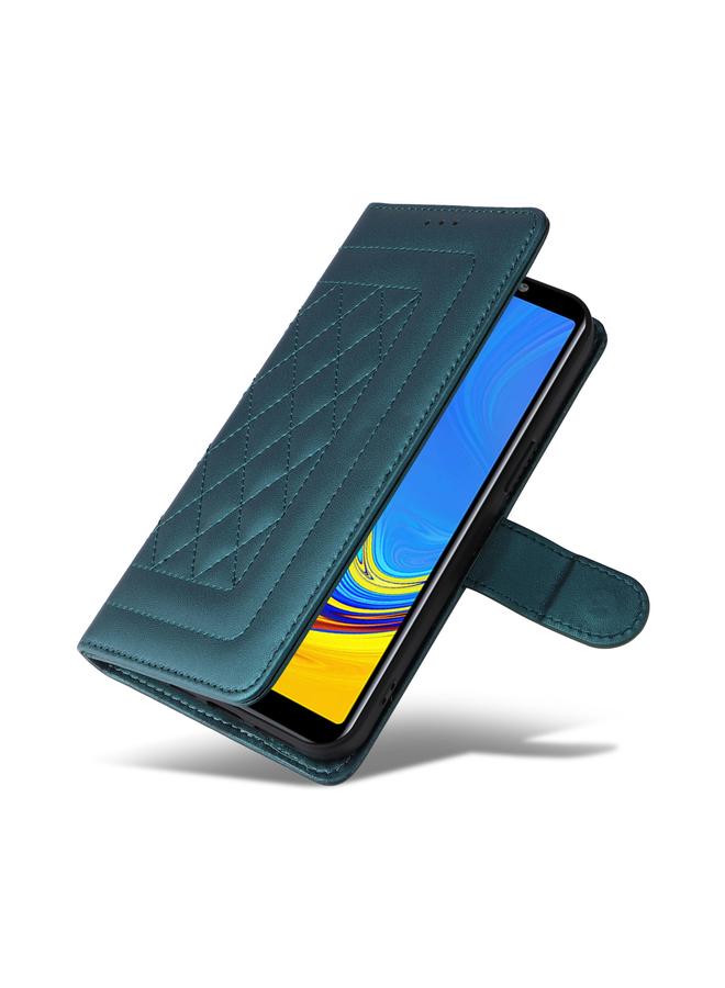 S-TOP Case For Samsung Galaxy A7 Diamond Lattice Leather Flip Phone Case - Image 5