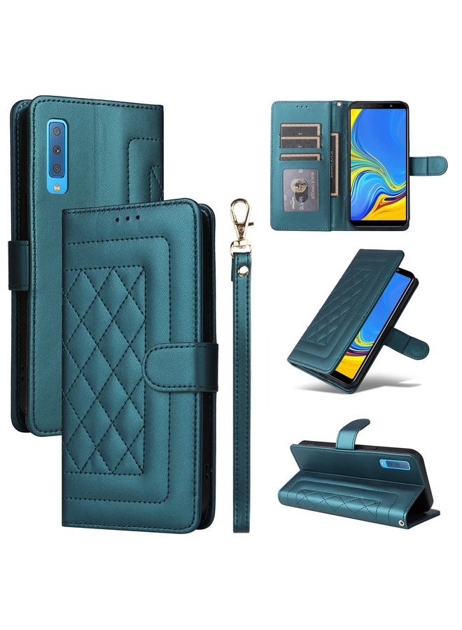 S-TOP Case For Samsung Galaxy A7 Diamond Lattice Leather Flip Phone Case - Image 1