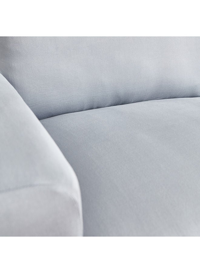 Home Box Squab Solid 3-Seater Sofa Cover 90 x 100 cm - Image 4