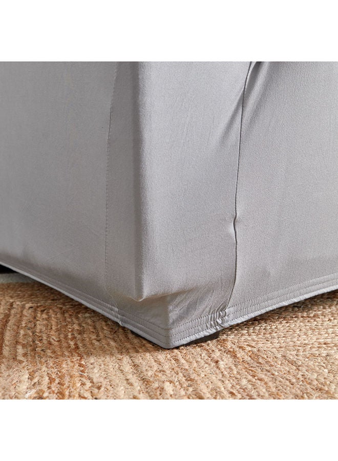 Home Box Squab Solid 3-Seater Sofa Cover 90 x 100 cm - Image 5
