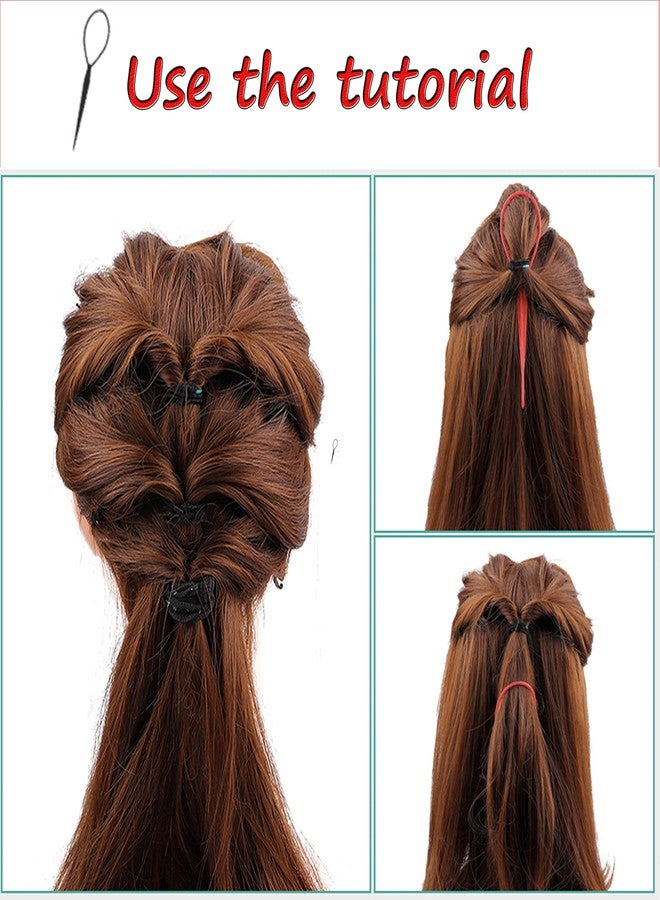 FXHDC-M 8PCS Quick Loop Tool for French Braids, Ponytails, and Long Hair Styling - Braid Maker Kit - Image 4
