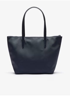 LACOSTE Women's L12.12 Concept Fashion Versatile Large Capacity Zipper Handbag Tote Bag Shoulder Bag Medium Black  - Image 3