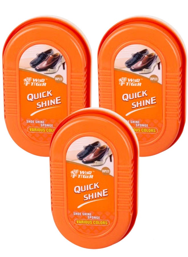 بيكي عبوة من 3 قطع من إسفنجات تلميع الأحذية