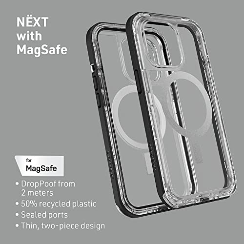LifeProof Next Screenless Series Case for MagSafe for iPhone 13 (NOT Mini/Pro/Pro Max) Non-Retail Packaging - Black Crystal - Image 4