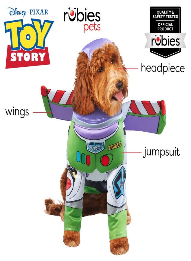 Rubies Toy Story: Buzz Lightyear Pet Costume for For Dogs or Cats by Rubies, XXL - Image 2