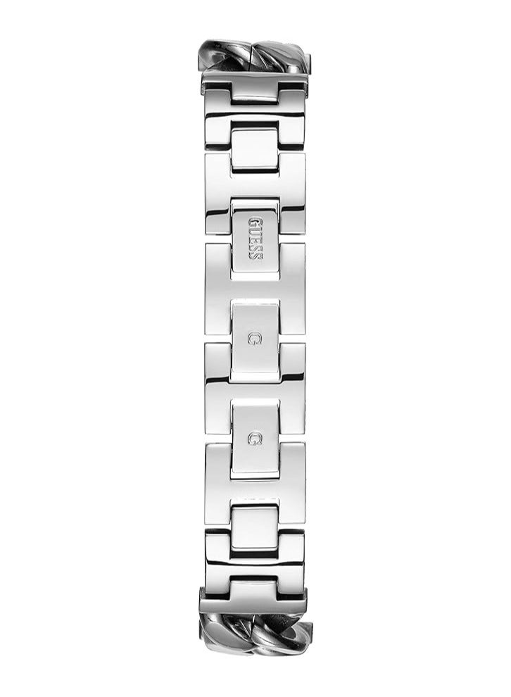 Guess Silver-Tone Crystal-Accented Watch For Women-W1030L1 - Image 3