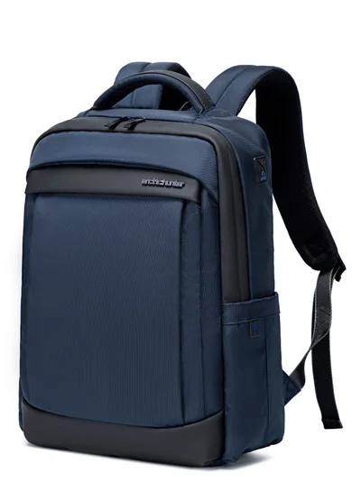 ARCTIC HUNTER Durable Laptop Bag Light Weight Water Resistant with USB Jack Travel Backpack with Separate Laptop Compartment for Unisex B00478 Blue