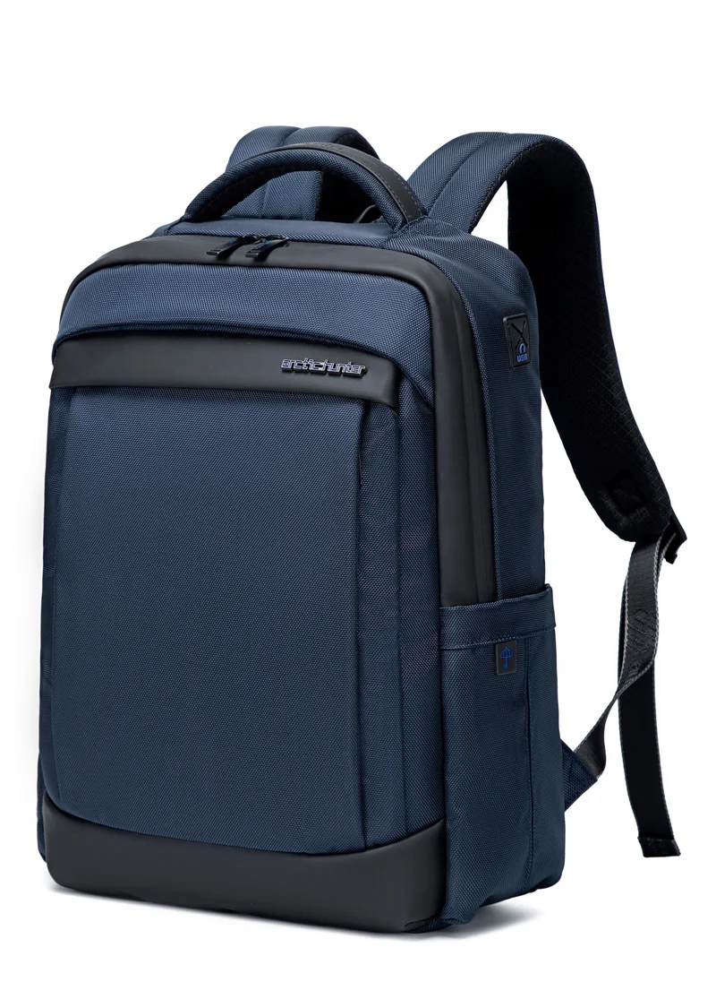 أركتيك هانتر Durable Laptop Bag Light Weight Water Resistant with USB Jack Travel Backpack with Separate Laptop Compartment for Unisex B00478 Blue