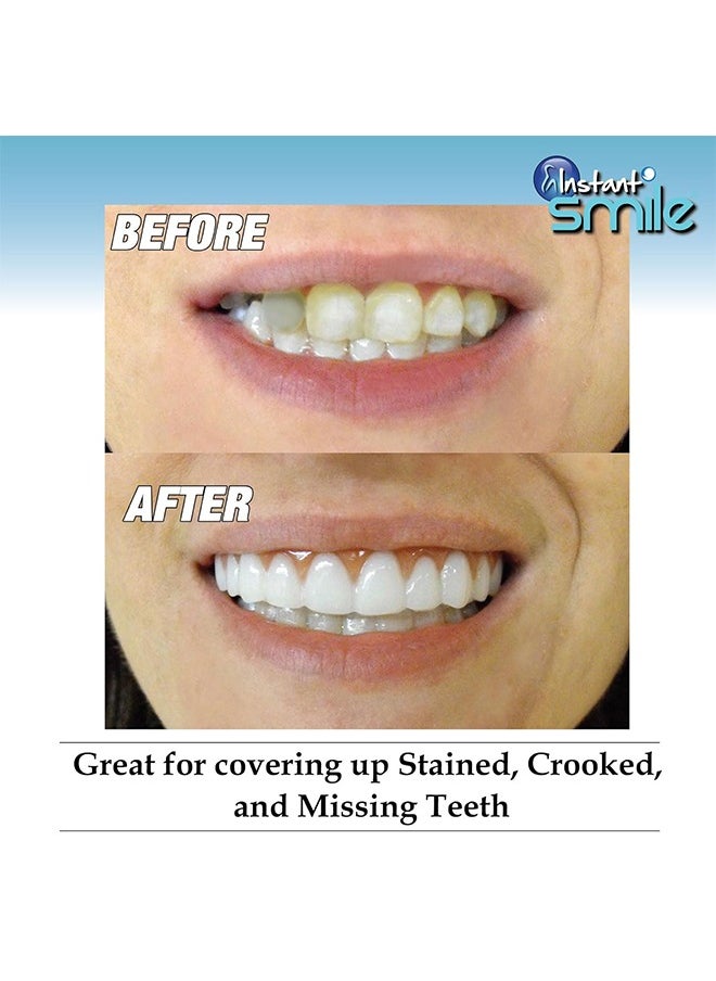 Instant Smile Perfect Smile Upper Veneer False Teeth, Nature, and Comfortable, One Size Fits Most.  Fix Your Smile at Home in Minutes!  Comfortable Upper Cosmetic Veneer for A Perfect Smile!  - Image 4