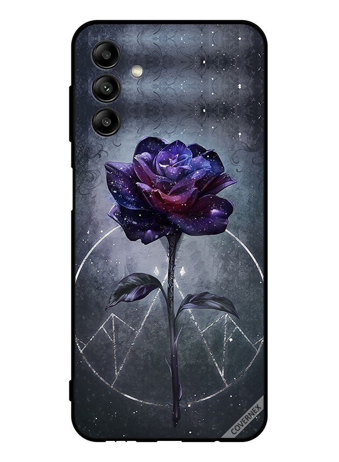 Covernex Protective Case Cover For Samsung Galaxy A04s Dark Flower Wallpaper - Image 1